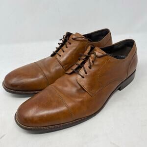 Cole Haan Benton Cap Ox II Men British Tan Oxford Dress Shoes Mens Size 11